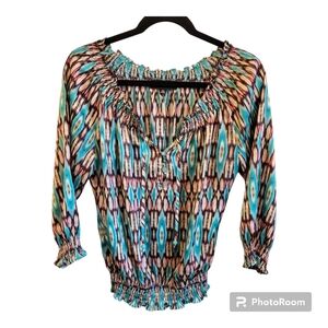Vintage Jones New York Vibrant Blouse